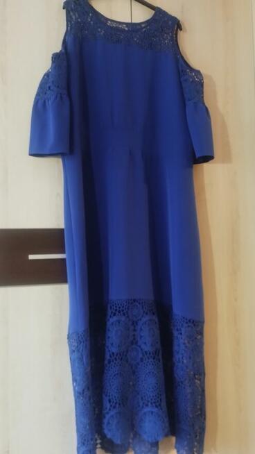 Granatowa sukienka 48/50