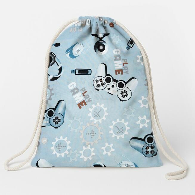 Plecak Worek Bawełniany dla dzieci 35x45 - Play Game