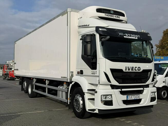 Iveco STRALIS 260S40 E6 Chłodnia Mroźnia Agregat THERMO KING T-1000R 6x2 Oś podnoszona Skrętna Tył W