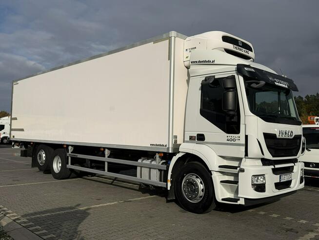 Iveco STRALIS 260S40 E6 Chłodnia Mroźnia Agregat THERMO KING T-1000R 6x2 Oś podnoszona Skrętna Tył W