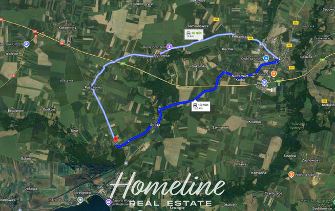 Działka budowlana Wawrzeńczyce gm. Mietków, Kątecka