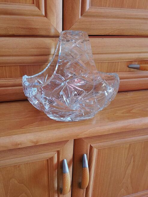 Kryształowy koszyk PRL