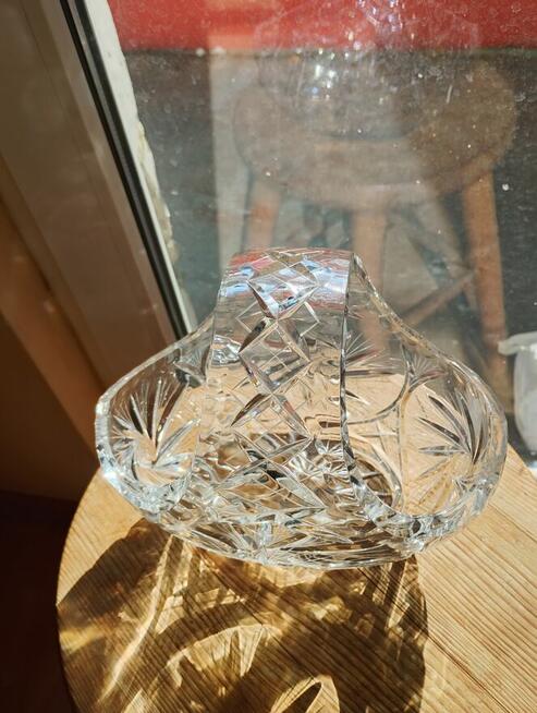 Kryształowy koszyk PRL