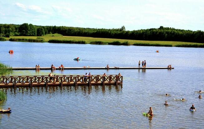 Działka 1000m2 z domkiem w okolicy rekreacyjnego kąpieliska
