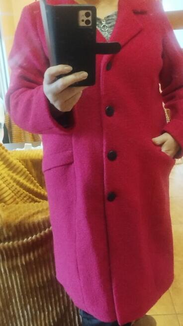 Fuksjowy płaszcz 48/50