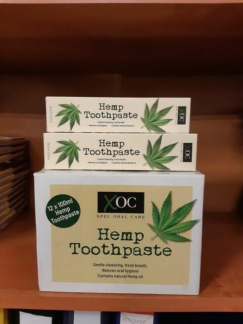 XOC Hemp pasta do zębów z olejkiem z konopi + szc