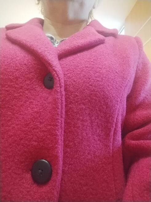 Fuksjowy płaszcz 48/50