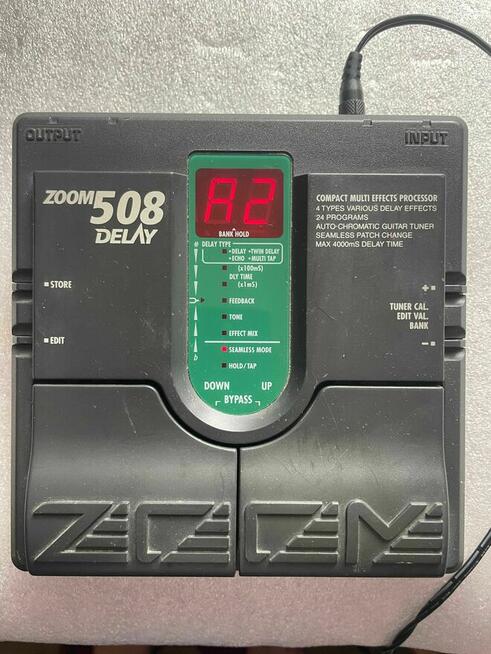 Zoom 508 Delay z oryginalnym zasilaczem