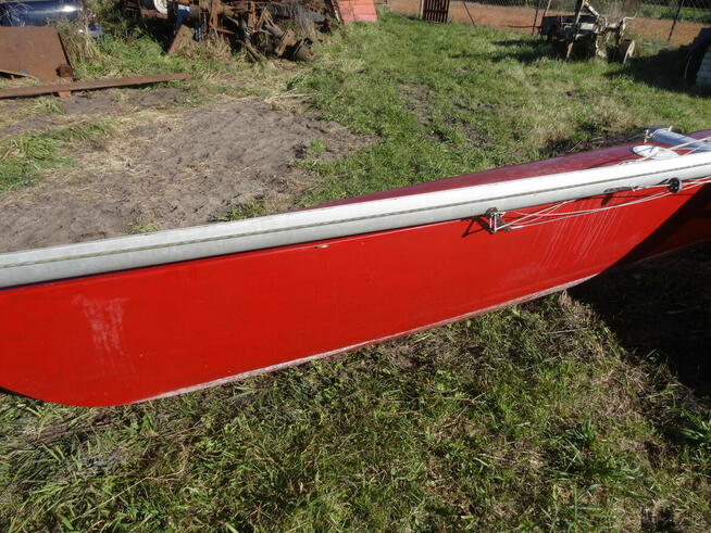 Katamaran Tornado, 6 x 3 m, maszt 9 m, kadłuby laminat GFK