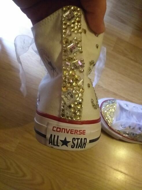 Trampki weselne converse