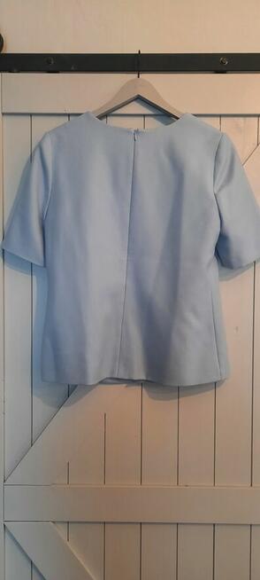 Bluzka Simple M/38/10 niebiesko-gołębia-real foto