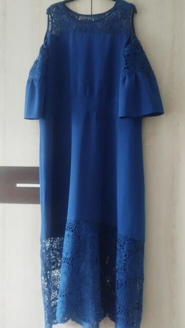 Granatowa sukienka 48/50