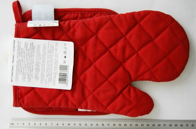 Delice Valley, rękawica kuchenna i uchwyt, zestaw świąteczny