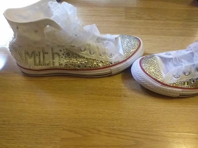 Trampki weselne converse