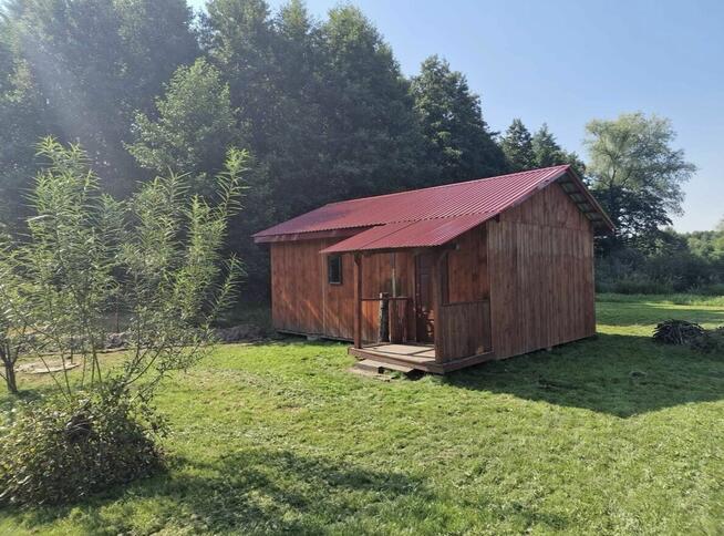 Działka 1000m2 z domkiem w okolicy rekreacyjnego kąpieliska