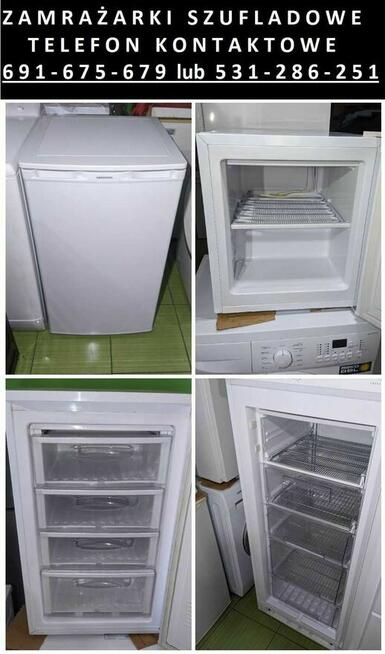 Zamrażarki - SZUFLADOWE - gwarancja/możliwy transport