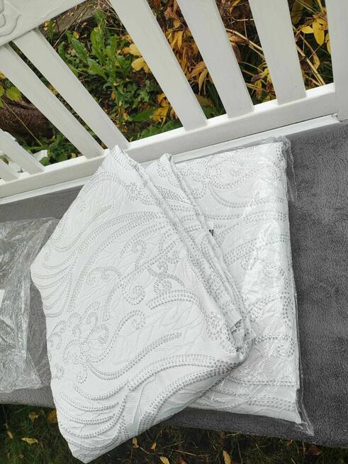 Afrykańska koronkowa tkanina tiulowa do szycia zasłon Haft