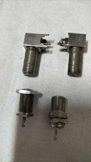 Komplet nakrętek, podkładek i złącz RG 6