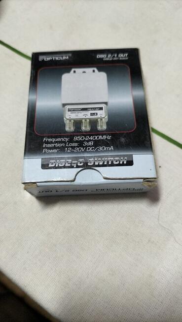 Przełącznik Disegc 2x1.Na Hot Bird 13E -Astra 19, 2E