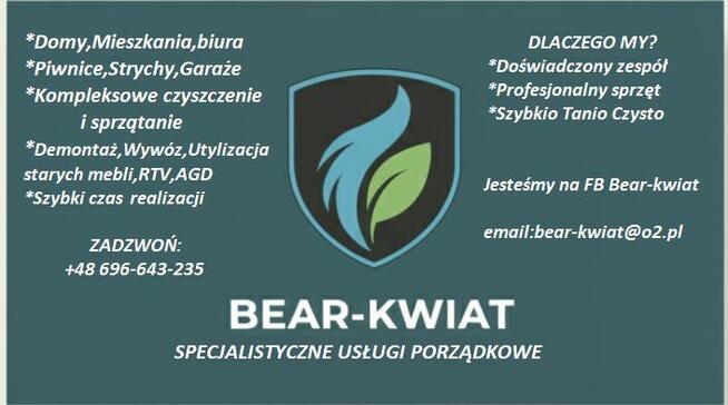 Kompleksowe opròżnianie i sprzątanie