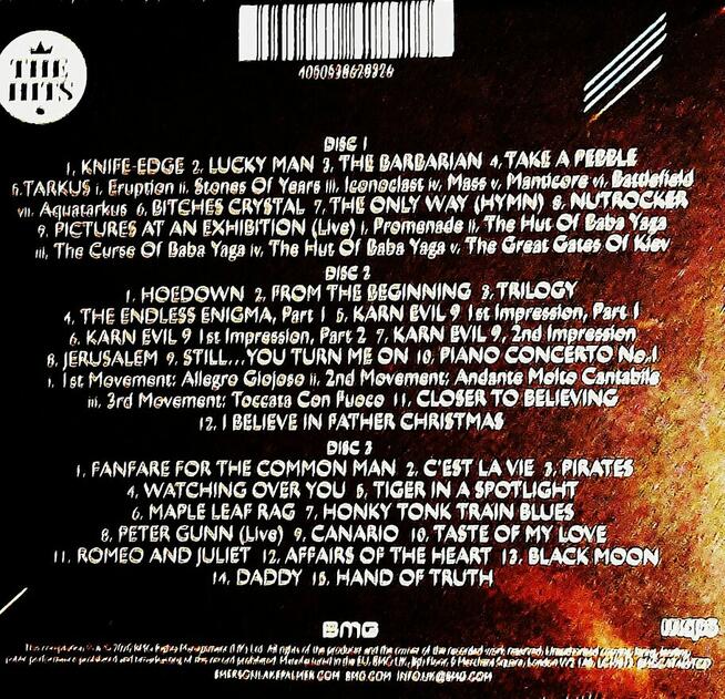 Polecam Znakomity Potrójny Album CD EMERSON LAKE PALMER - 3C