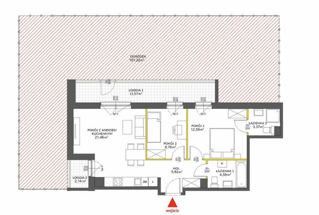 Mieszkanie Warszawa gm. Targówek Targówek, Marywilska
