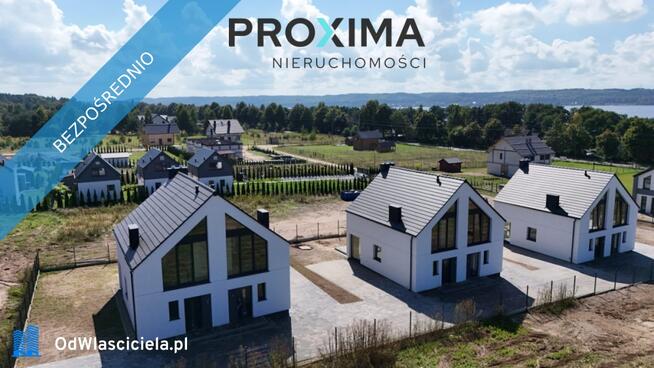 Nowoczesne domy blisko jeziora i morza