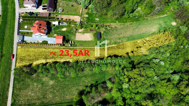 Działka budowlana Brzyście gm. Jasło