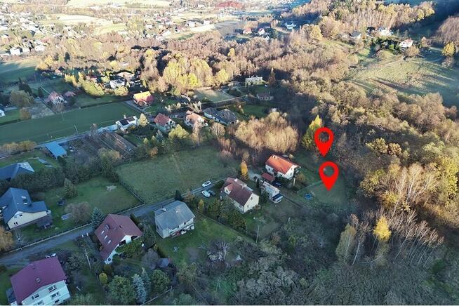 Działka budowlana przy lesie