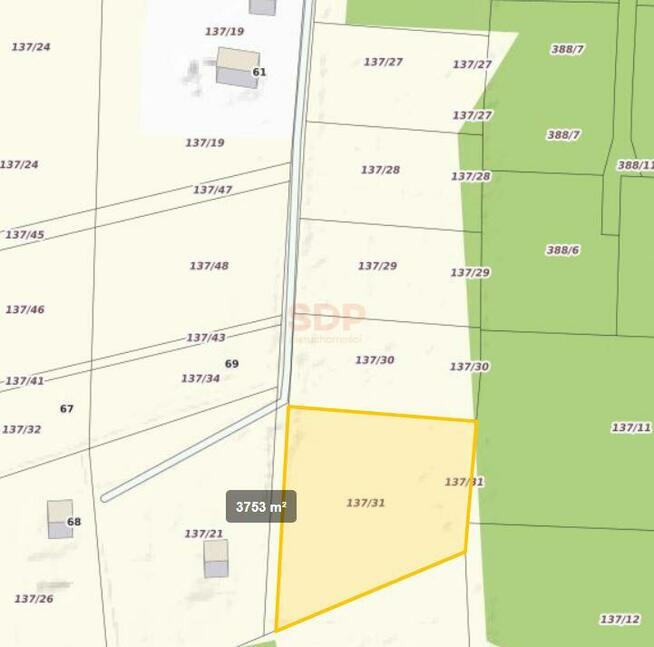 Działka budowlana Nowa Wieś gm. Międzylesie