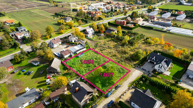 Dwie działki w pakiecie pod domy dwulokalowe !