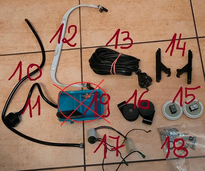 Odkurzacz Zelmer Wodnik 619.5-1/na części