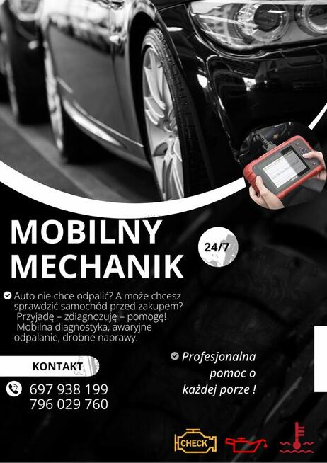 Mobilny mechanik / Diagnostyka komputerowa / Sprawdzenie