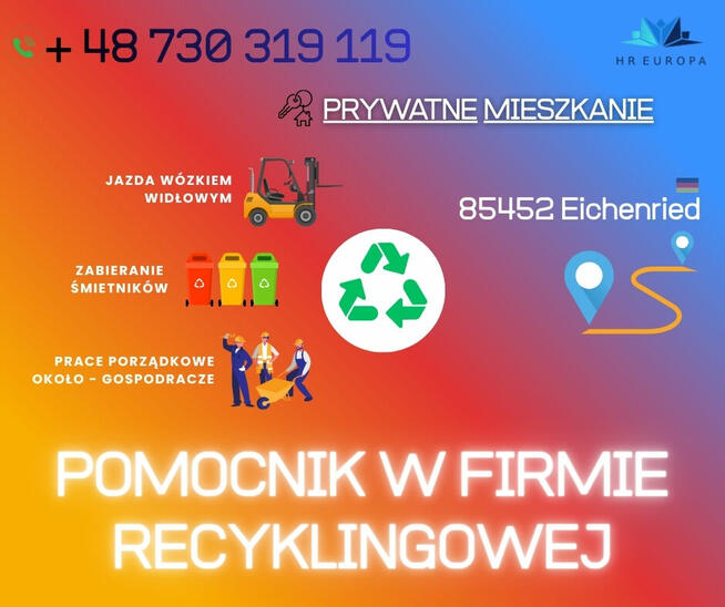 Pomocnik na dachu, 25€ / h. Kwaterka bezpłatna.