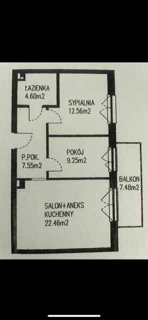 3 pokojowe mieszkanie+2 miejsca w garażu+komórka/balkon