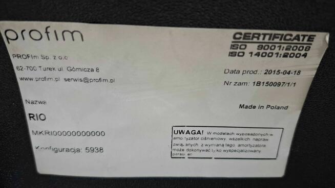 Krzesło biurowe , konferencyjne ISO Profim Rio