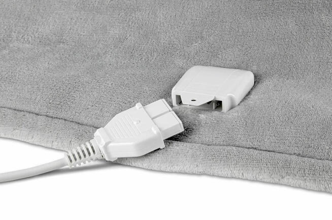 Duży Koc elektryczny na pilot 130x180 GOTIE GKE-200S Szary