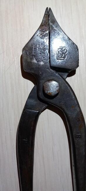 Antyczne szczypce kaletnicze szewskie
