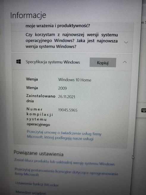 Sprzedam laptop lenovo