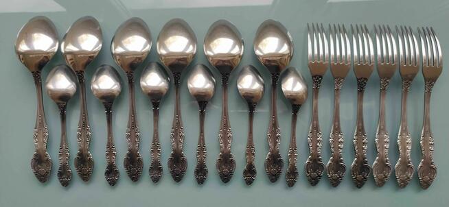 Sztućce obiadowe nierdzewne produkcji ZSRR