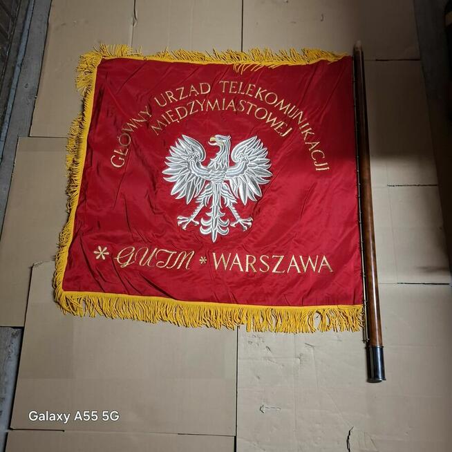 Sztandar Związku Zawodowego Pracownikòw Łączności