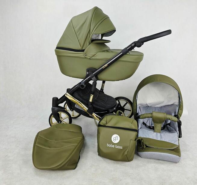 OKAZJA Nowy Powystawowy Wózek Dziecięcy Berco 2w1 Spacerówka