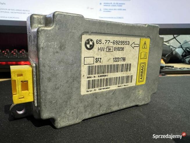 Moduł Airbag SFZ BMW E65 6929553