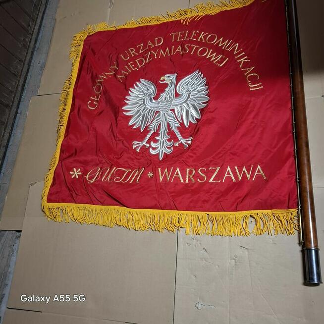 Sztandar Związku Zawodowego Pracownikòw Łączności