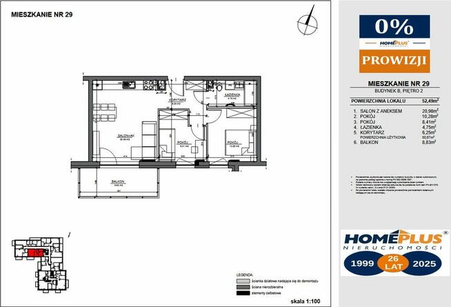 0%, Kameralna inwestycja, widok na Wisłę