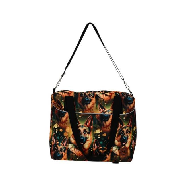 Torbo Plecak Damski 3w1 z owczarkiem niemieckim