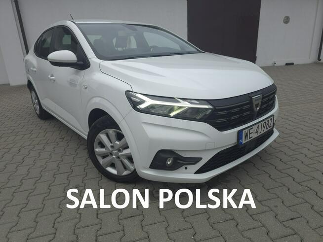 Dacia Logan 1,0Turbo+Gaz. Salon PL.Kam.Cof.1Właściciel.Tempomat.Ledy.Klimatyzacja.