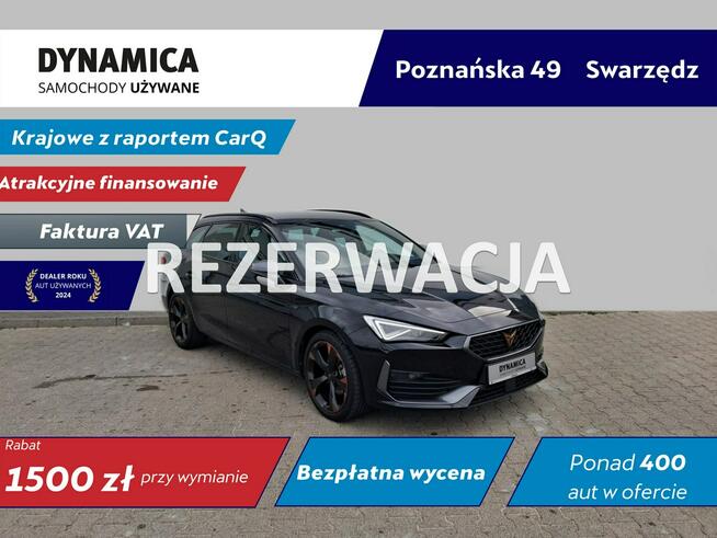 Cupra Leon Sportstourer 1.5 e-TSI 150KM DSG 2024 r., salon PL, I właściciel, f-a VAT