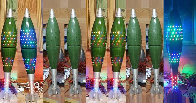 lampa ledowa do domu i ogrodu moździerz 120 mm