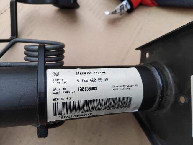 Obudowa blokady kierownicy mercedes ml w 163 lift 2.7 cdi